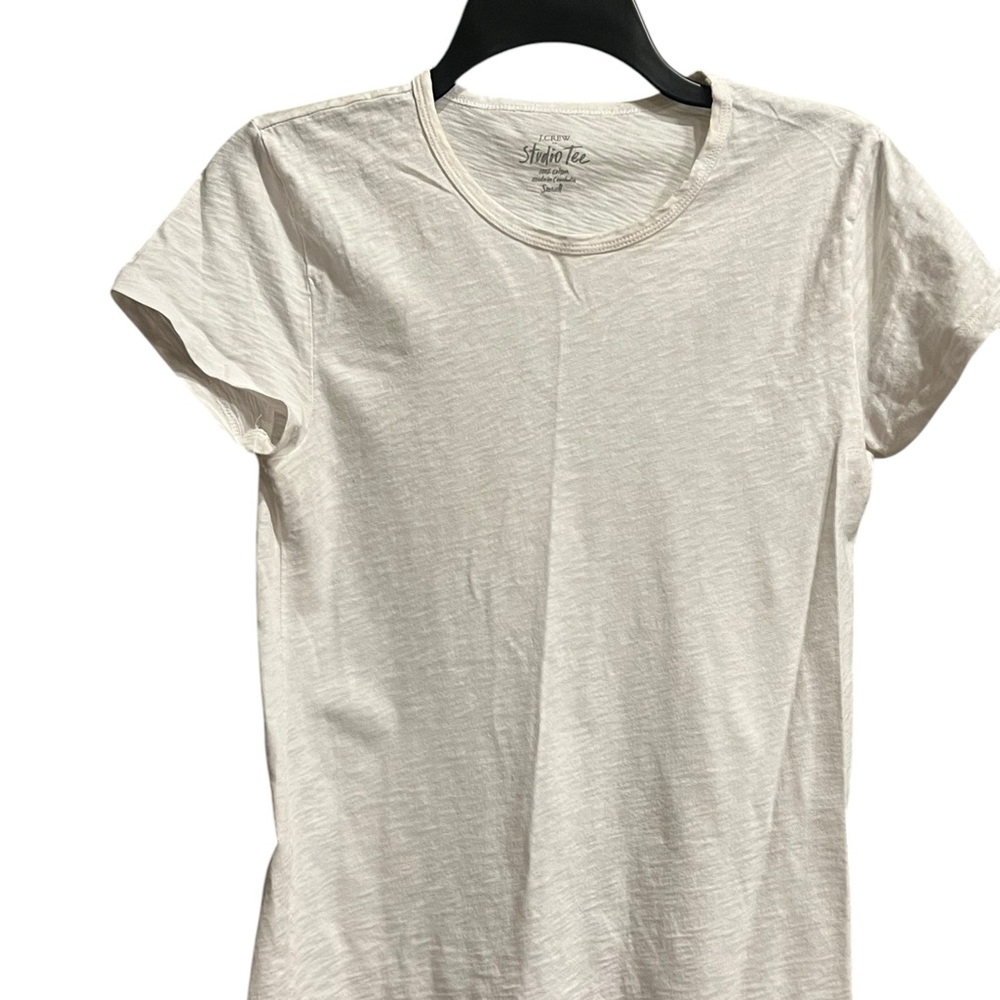 J. Crew White Short Sleeve T-Shirt
